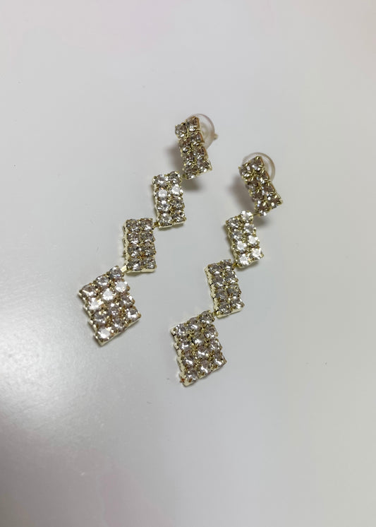 Diamanté Drop Earrings